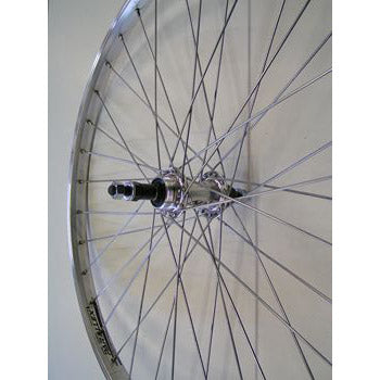 Rear wheel 26 inch (559-21) pawn alu rim silver