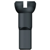 SAPIM SPAAK Nipple 14 Polyax 16mm Ottone nero (100 °)