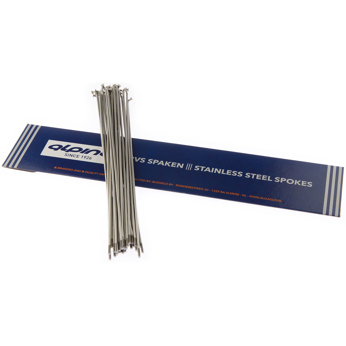 Alpina Spaky 13G (2,34 mm) 270mm in acciaio inossidabile nero (P36)