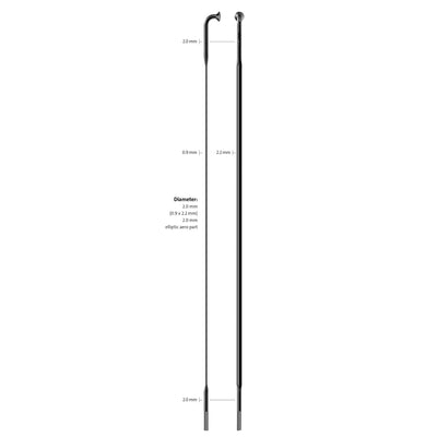 SAPIM SPAAK 14-246 CX RAY PLAT Nero senza capezzolo (100 °)