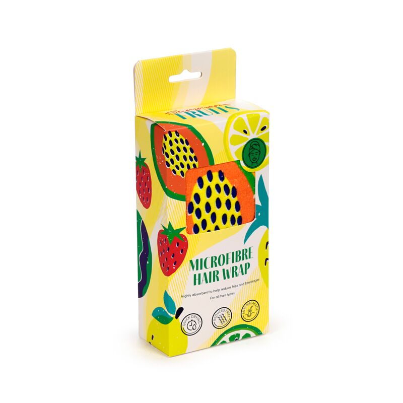 Asciugamano per capelli in microfibra di frutta estiva