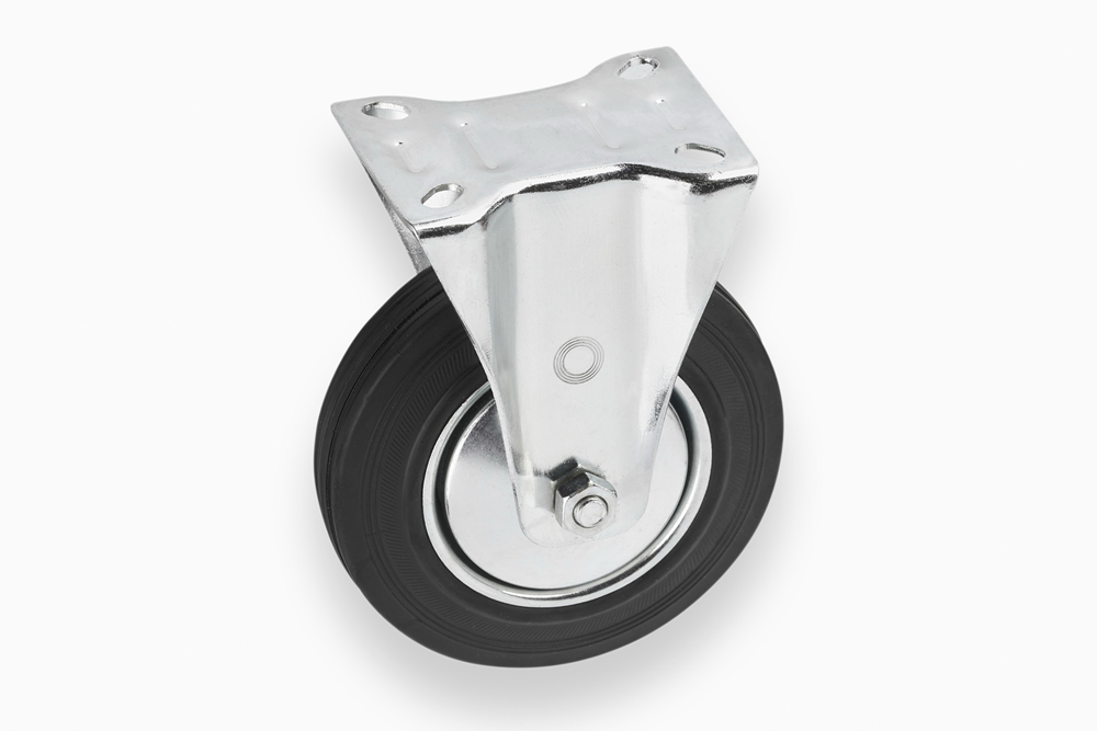 Ruota fissa Metafranc 125mm gomma vz w - wu0800600