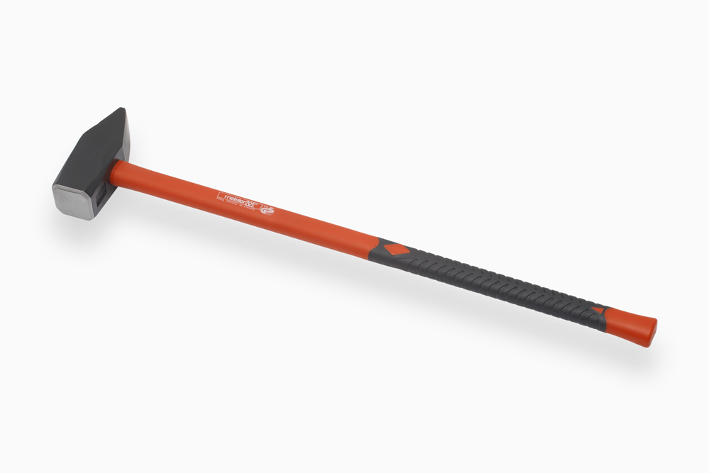 Martillo eurotool mm 4kg con mango de fibra de vidrio 90cm