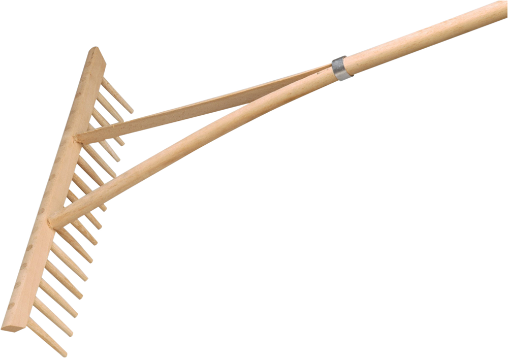 Rastrello per fieno Meister 16 denti 49 cm con manico - wu9904600
