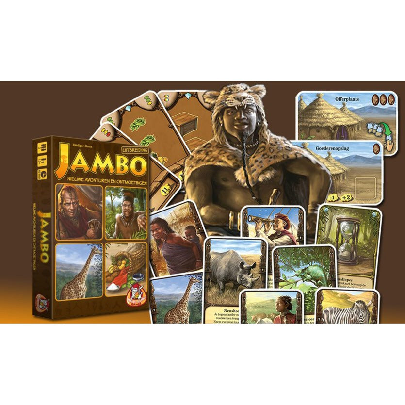 White Goblin Games Jambo: Nieuwe Avonturen en Ontmoetingen