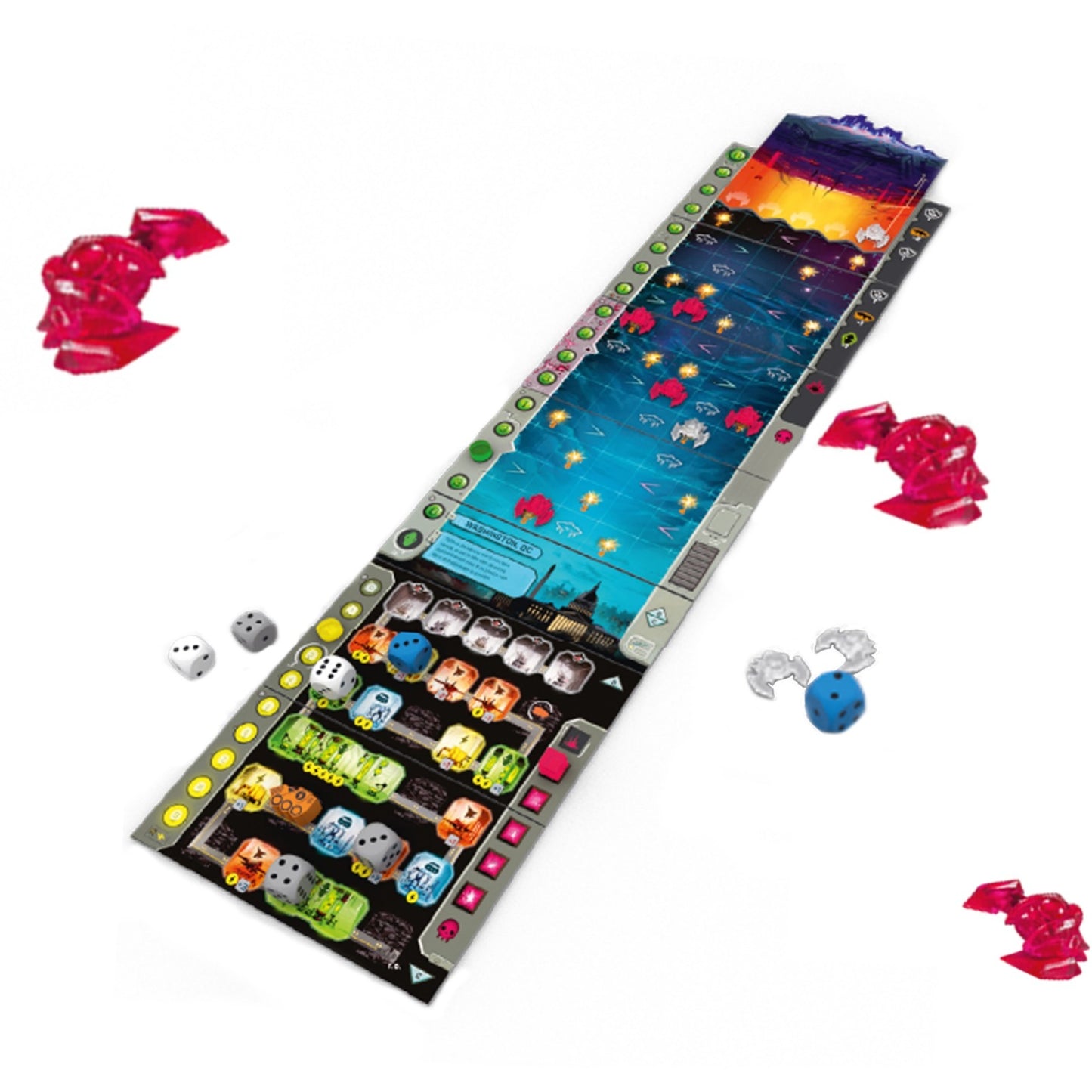 Juegos de duende blanco bajo cielos caídos