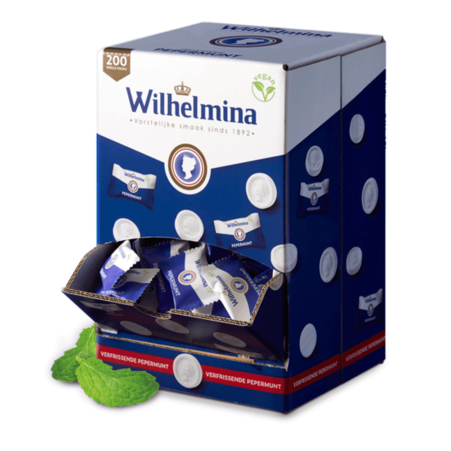 Wilhelmina menta piperita vegana confezione singola (200 pezzi)