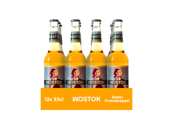 Wostok dátil granada botella (12x 33cl)
