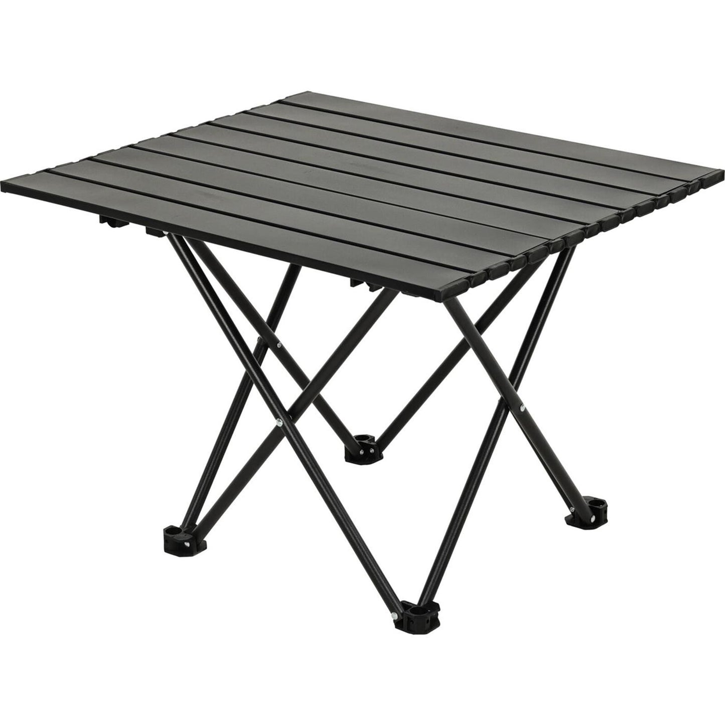 Redcliffs mesa de camping metal negro 56x40x46cm