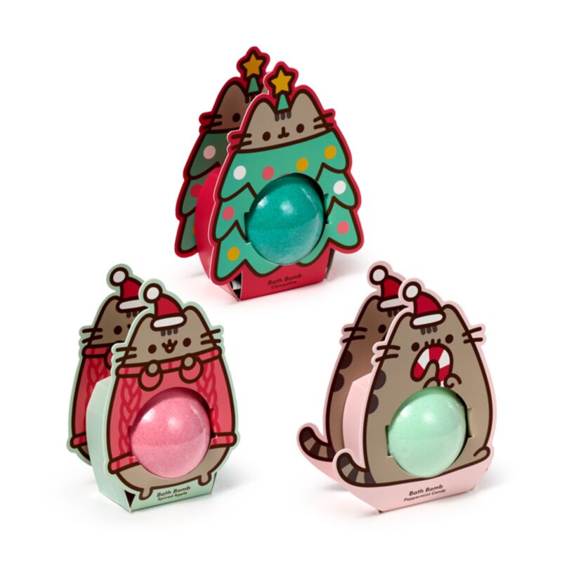 Christmas Pushen the Cat Bruishballs in Gift Box