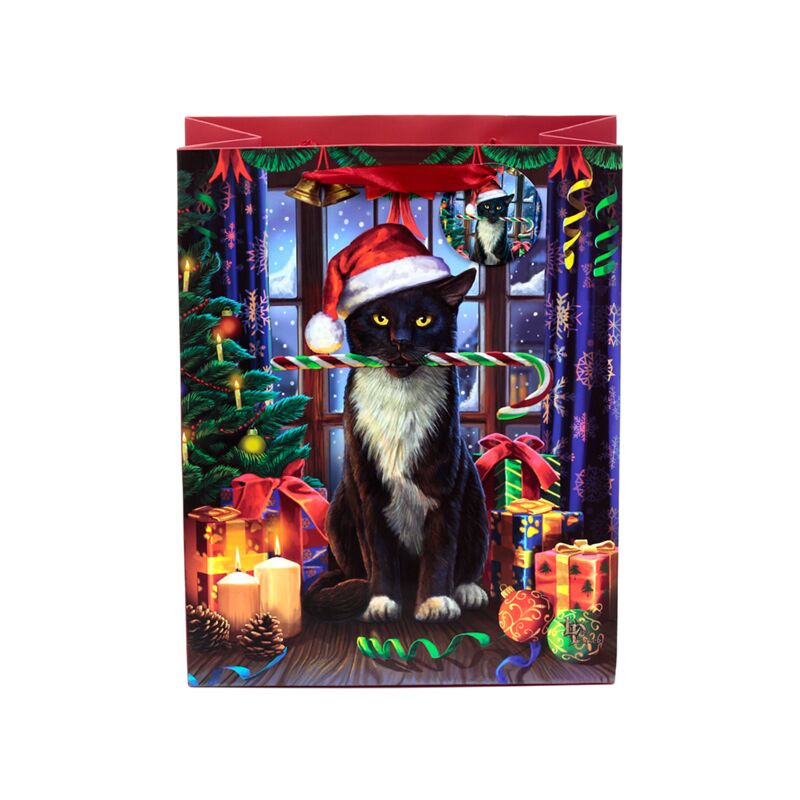 Sacca regalo Lisa Parker Christmas Krampus Kat grande