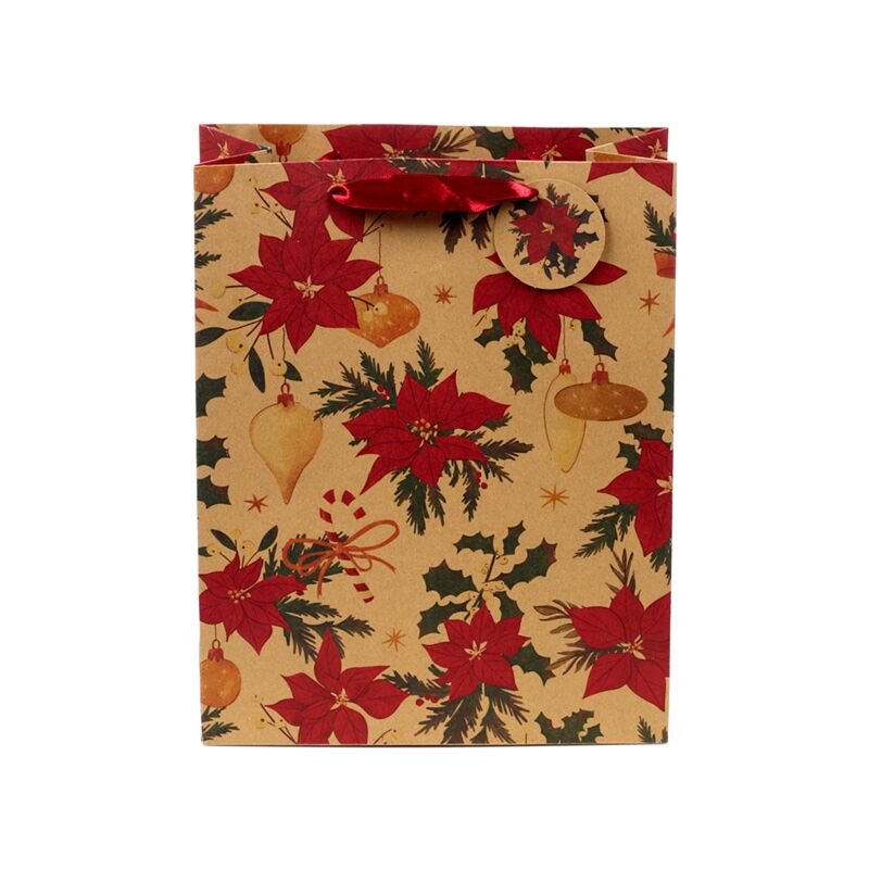 Borsa regalo di Natale botanica grande
