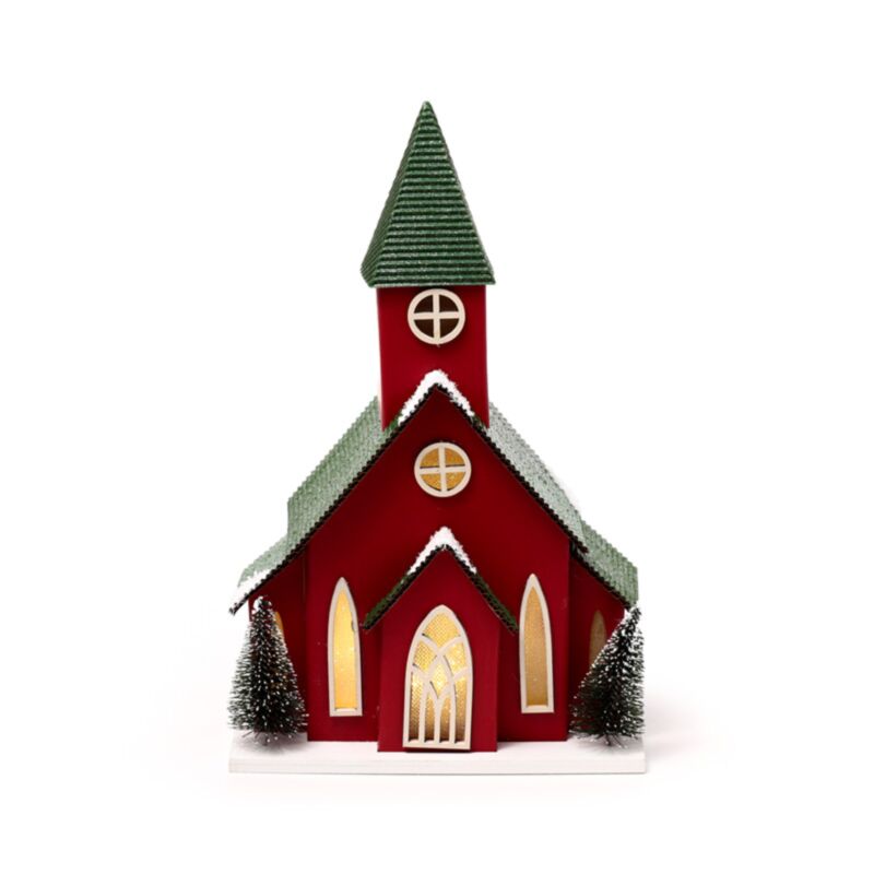 Decorazione a LED della chiesa di Natale
