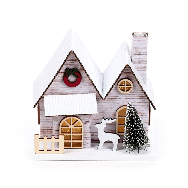 Decorazione a LED di Zilverberk Double Front Christmas House