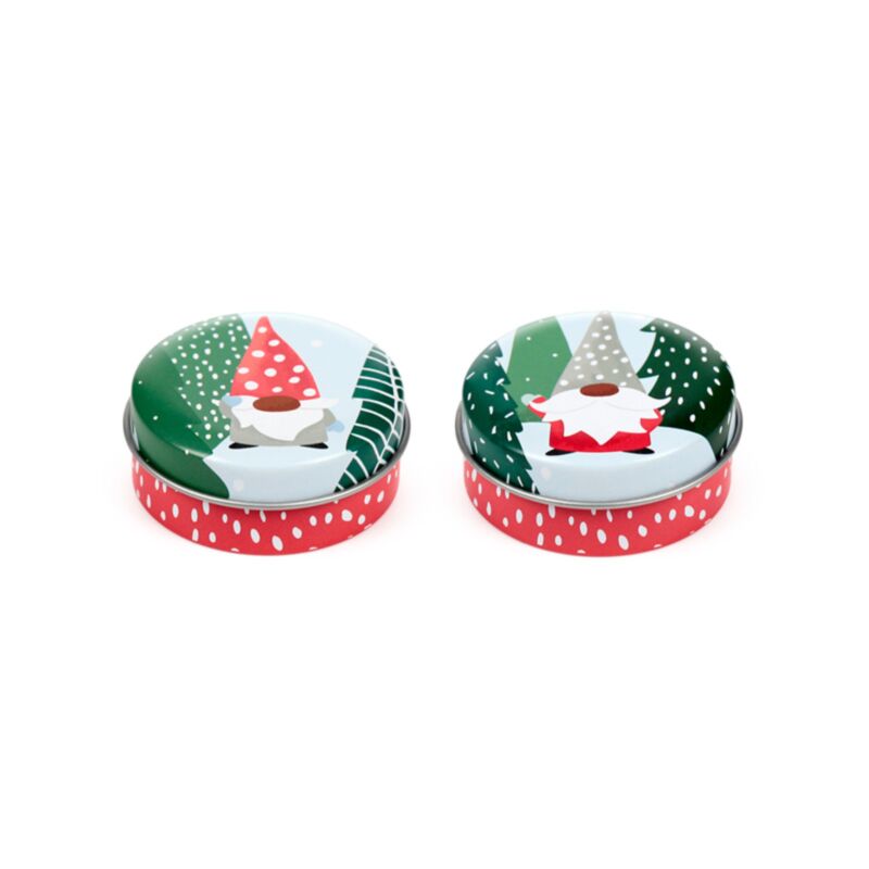 Bálsamo labial gnomo navideño jolly gonk en lata