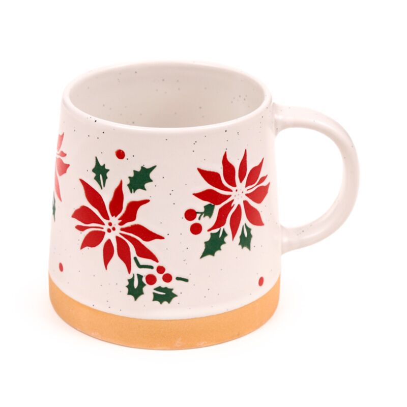 Tazza di gresmware tapse star star di Natale