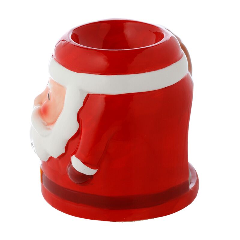 Bruciatore di profumo in ceramica di Natale a forma di Babbo Natale