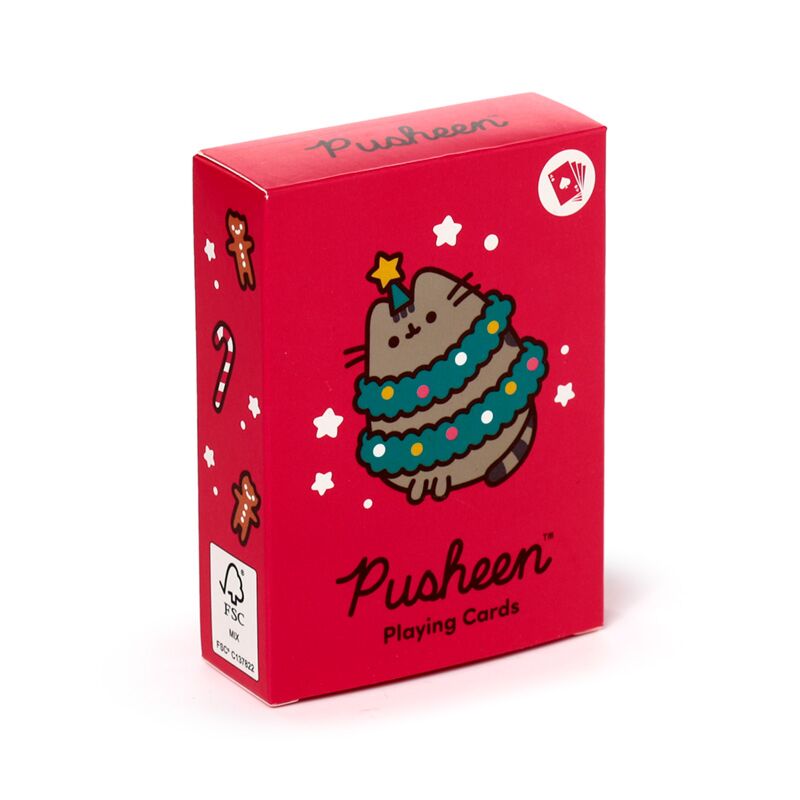 Christmas Pushhen the Cat Playing Card Card Game