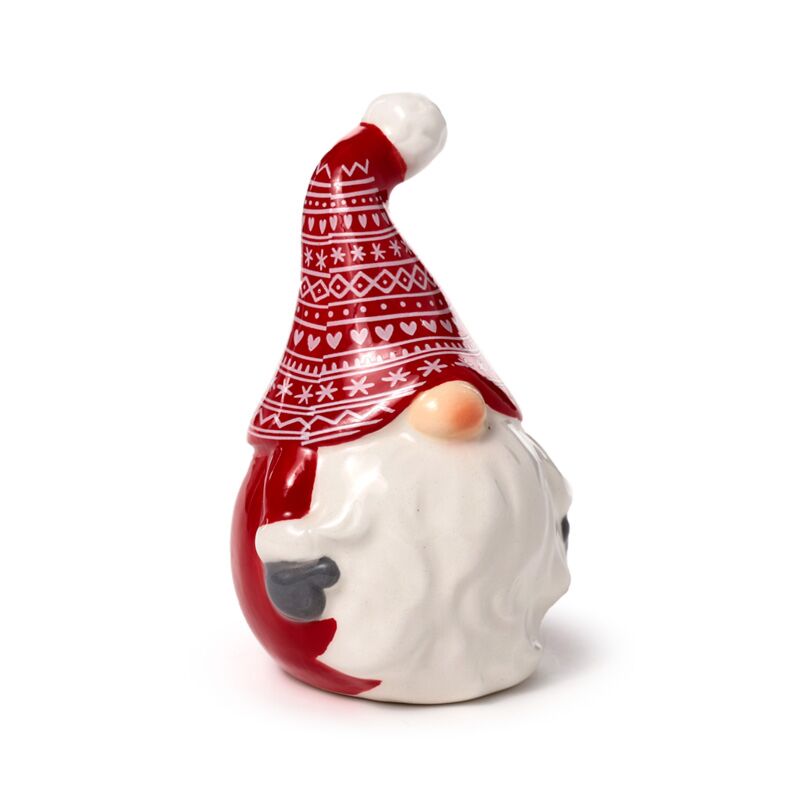 Scandi ceramico di zoom natalizio e set di sale