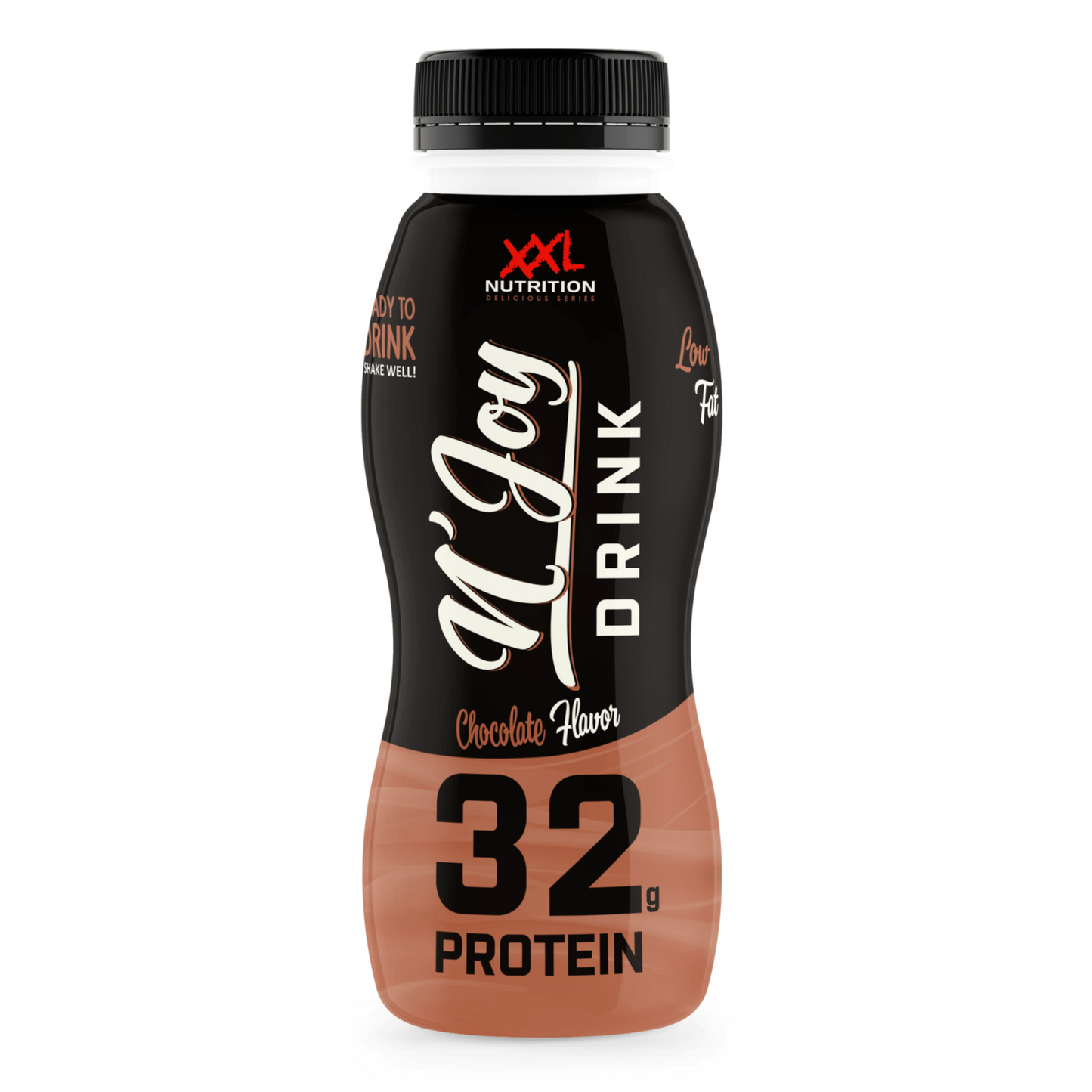 Bottiglia per animali domestici al cioccolato XXL Nutrition N'Joy Protein Drink (6x 310 ml)