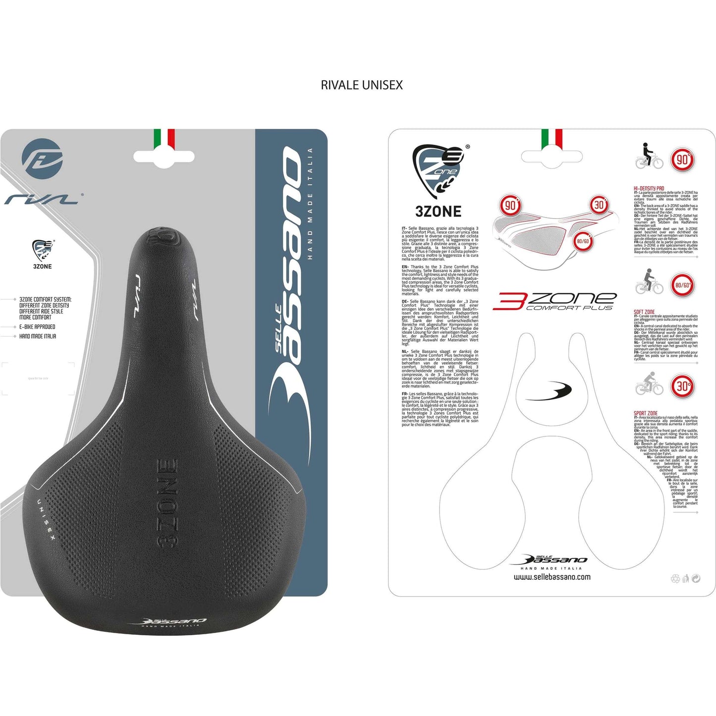 Saddle SB Vlare Rivale 3zone uni Black