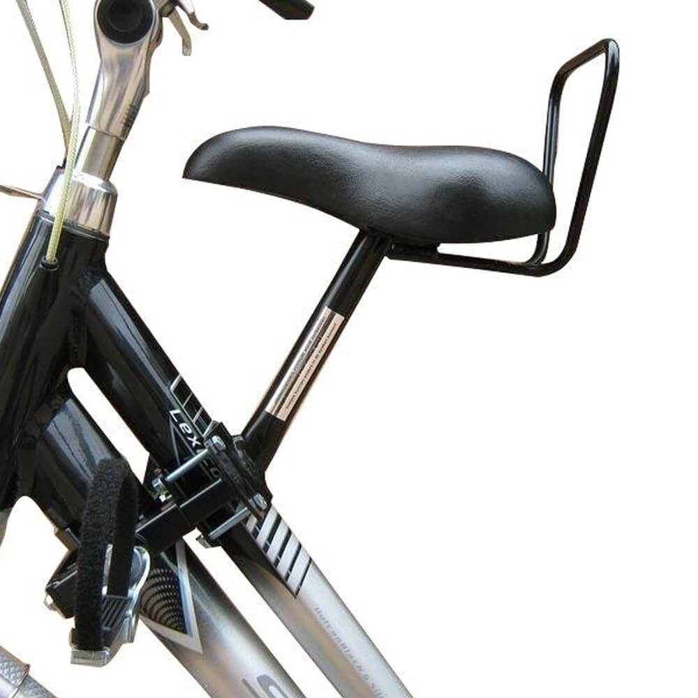 Sella sedile bambino su tubo bici da donna