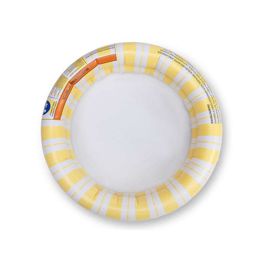 Bliss a strisce | Piscina bianca gialla bianca piscina Ø 60 cm