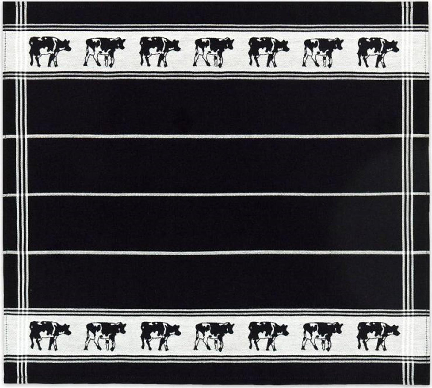 Ddddd canovaccio mucca bianco e nero 60x65 cm 6 pezzi