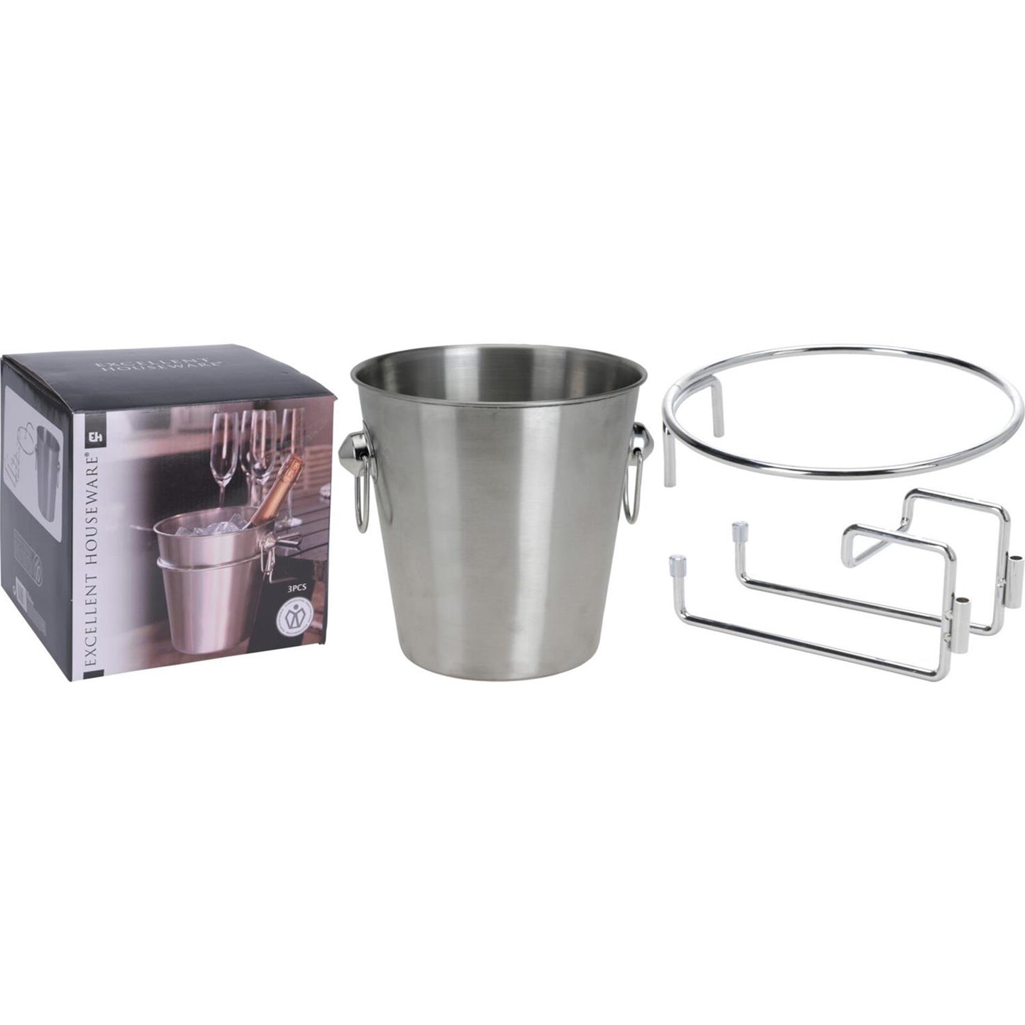 Eccellente Casalinga Casalinga Casa Acciaio inossidabile inossidabile in 3 parti Cooler Champagne