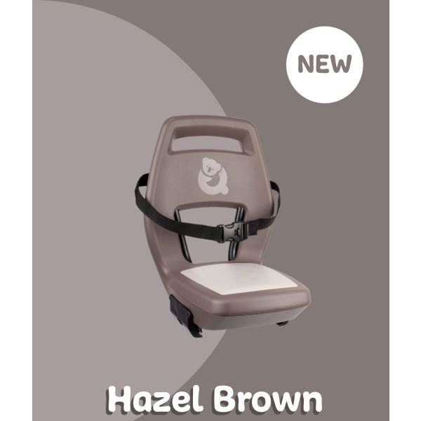 Asiento trasero de Qibbel junior 6+ portador de equipaje negro marrón claro