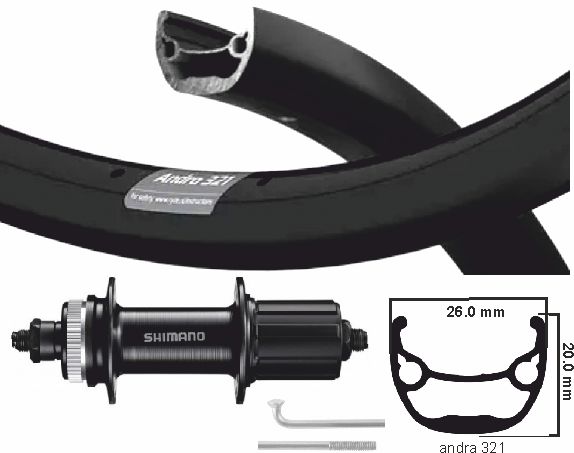 KGS Rueda trasera 622 CHIM ZAC 421 CASS 8 9 10 OTULAS DE VELOCIDAD NEGRO NEGRO