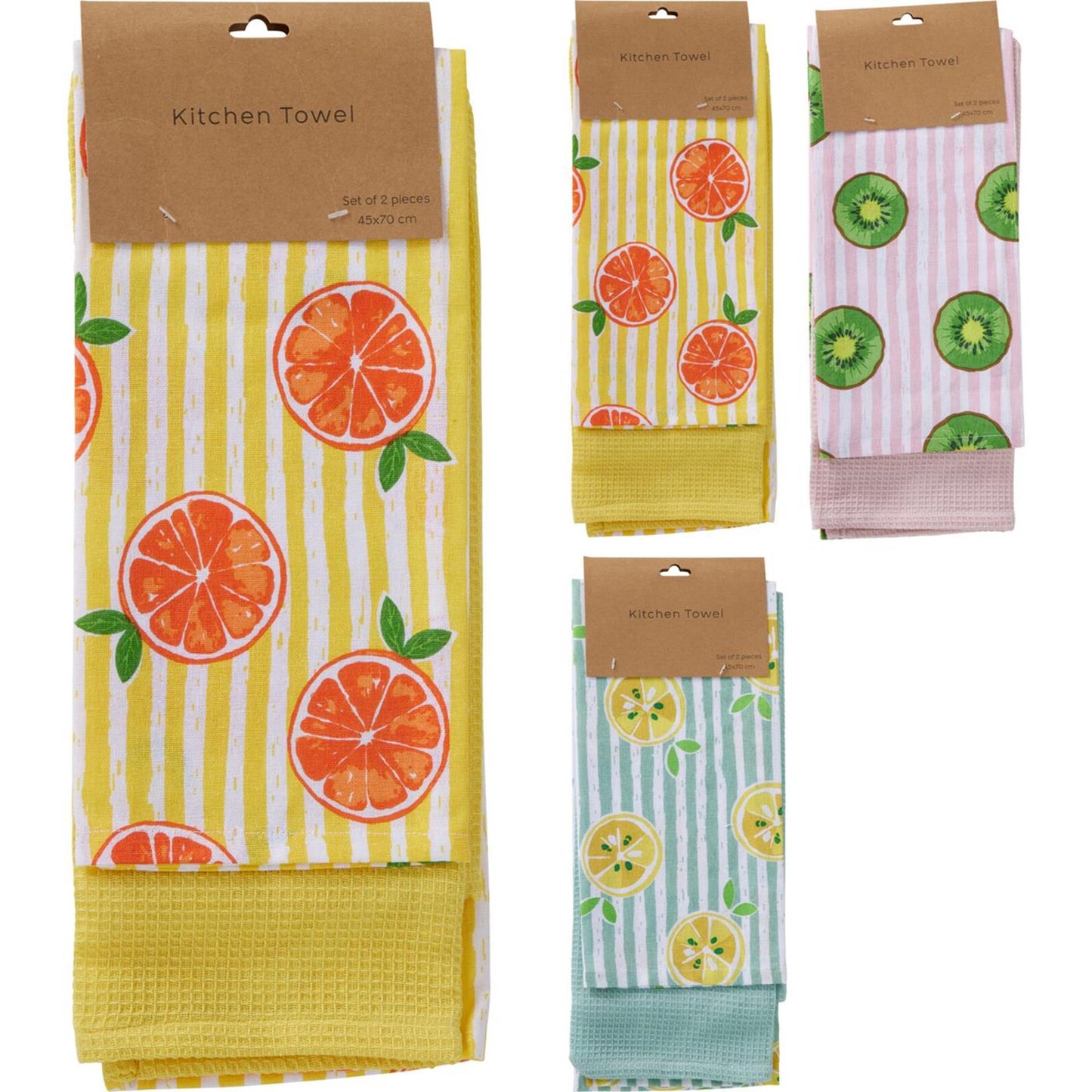 Juego de paños de cocina Home Styling de 2 piezas