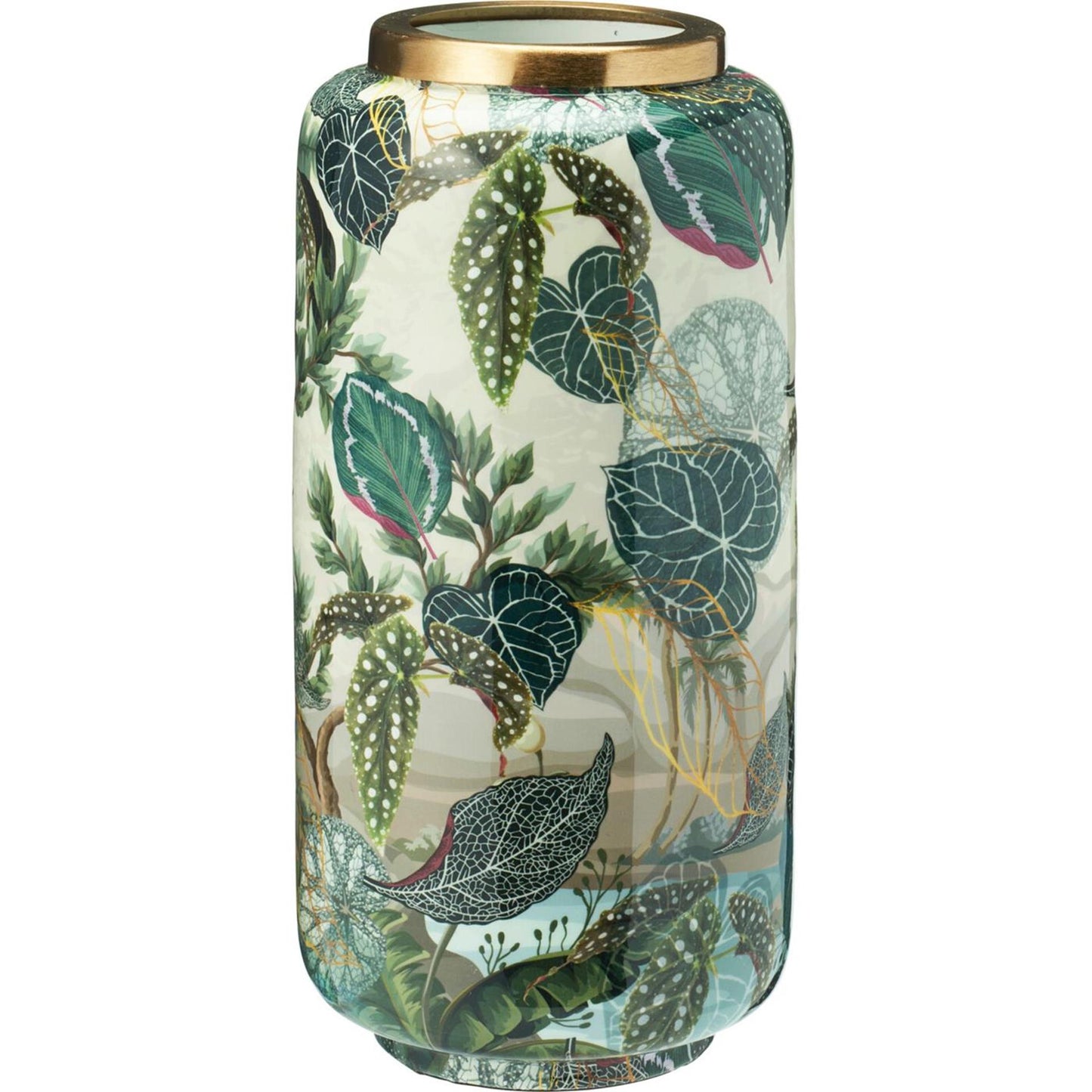Vaso per l'home styling stampa giungla 30 cm
