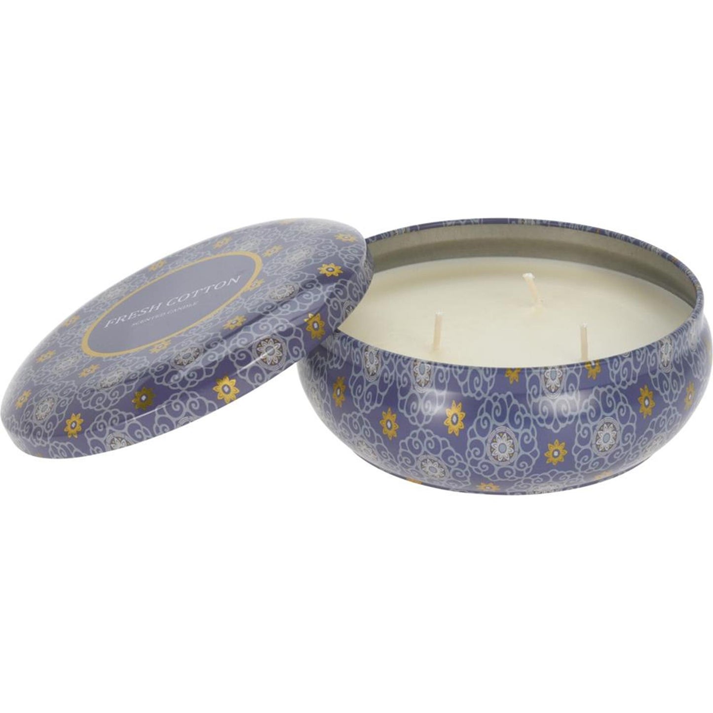 Candela profumata per l'home styling in latta 13,5x10,9 cm