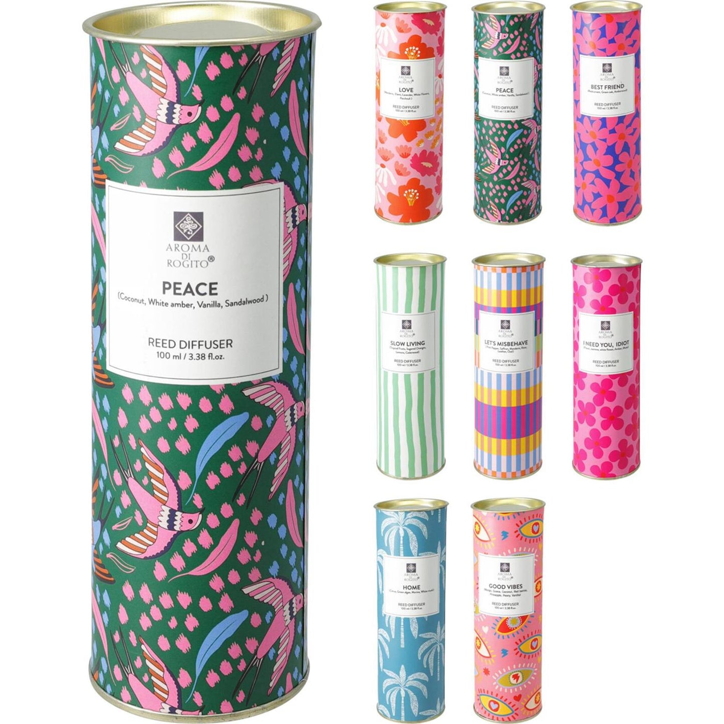 Difusor home style verano 100ml 19cm
