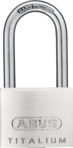 Candado de cilindro Abus | ancho cuerpo cerradura 40 mm | titanio con llaves iguales 6411 | 1 pieza - 54579 54579