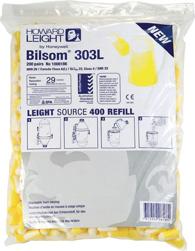 Ricarica tappi auricolari Howard Leight Bilsom 303L (200 paia)