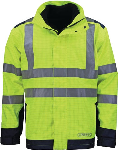 Chaqueta de seguridad Asatex contra el clima y las llamas | talla l | amarillo azul | 98% poliéster 2% carbono | 1 pieza - 3850g xxxl 3850g xxxl