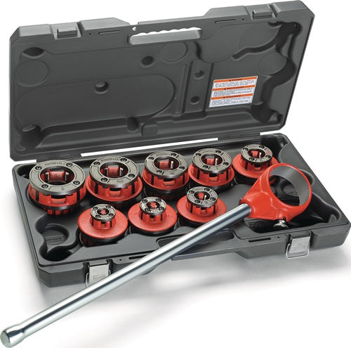 Set di strumenti per filettare rigidi | 1 2, 3 4, 1 e 1 1 4, 1 1 2, 2 pollici | 1 pezzo - 13078 13078