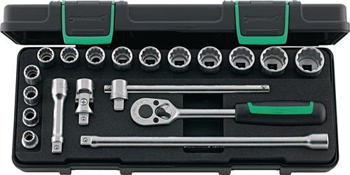 Set di prese Stahlwille 12k 3 8