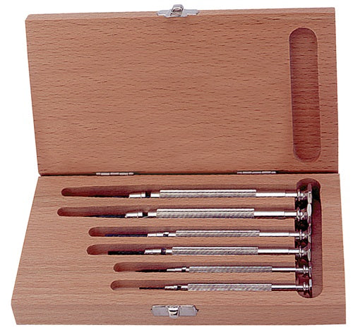 Set di cacciaviti da orologiaio Kukko Turnus