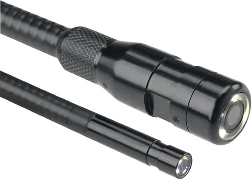 Testa della telecamera rigida | lunghezza cavo 400 cm testa telecamera d. 6 mm | 4 LED con cavo | 1 pezzo - 37093 37093