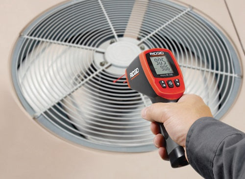 Termómetro infrarrojo rígido | -50 a 1200 grados centígrados | ± 1 grados c | 1 bloque de 9v | 1 pieza - 36798 36798