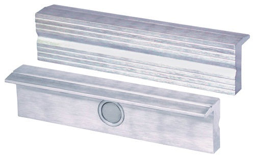 Mordazas protectoras Heuer para tornillo de banco | para ancho de mandíbula 100 mm | perfil acanalado | aluminio | 1 par - 110100 - 110100