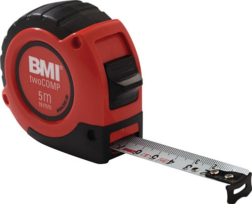 Metro a nastro BMI | lunghezza 5 mt | larghezza 19mm | es. ii abs automatico sb | 1 pezzo - 472541021 472541021