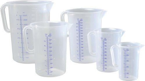Vaso medidor de plastico 1 litro