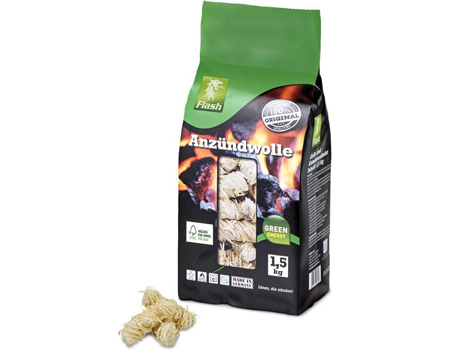 BOOMEX Cubos de lana de madera con planta bewust cera 1.5 kg