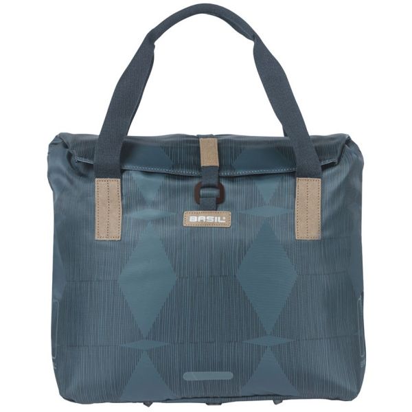 Shopper per biciclette di eleganza di basilico, scegli verde, unisex, stadfiets, blu tenuta