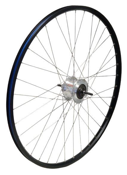 Ruota posteriore kgz kgz 28 pollici (622) bordo e parlato di argento nexus 7 rb argento