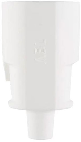 Enzo abl randaarde contra stekker met tule wit - 6141214
